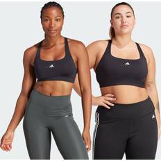 Adidas Women Bras Adidas Powerimpact Training Medium-Support Bra Black D-DD Womens