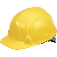 Yellow Headgear Loops Yellow Safety Adjustable Hard Hat Protection Building Work Site Builders