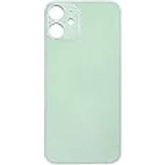 Apple iPhone 12 mini Mobile Phone Cases FoneFunShop Glass Back Compatible iPhone 12 Mini Plain Green