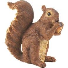 Zingz & Thingz Nibbling Squirrel Garden Statue 6.75"