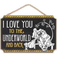 Open Road Brands Disney Hercules Hanging I Love You To the Underworld Hercules Wall Decor