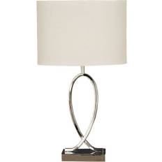 Aneta Lamper Aneta Posh Chrome/White Bordlampe 54cm