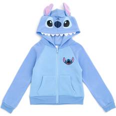 Children's Clothing Disney Girl's Lilo & Stitch French Terry Zip Up Cosplay Hoodie - Blue