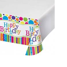 Plastic Party Decorations Unique Party Creative Bright And Bold Happy Birthday Table Cover