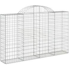 Garden & Outdoor Environment vidaXL 120/140 cm/ 1 Arched Gabion Basket Stone Basket Gabion Retaining