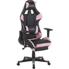 Gaming Chairs Beliani Gaming Chair Ergonomic Footrest Adjustable Armrests