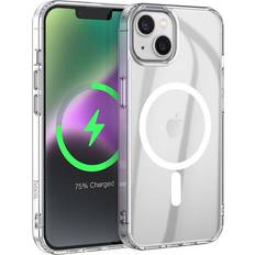 Bagcover til mobiltelefon iPhone 15 Plus Airbag, MagSafe, gennemsigtig