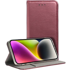 OEM Smart Magneto plånboksfodral för Samsung A54 5G burgundy
