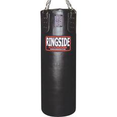 Ringside 65-pound Leather Boxing Punching Heavy Bag Filled Black