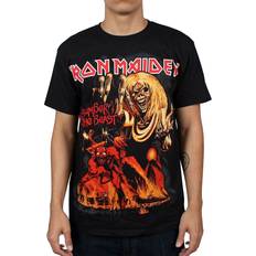 Clothing Global Merchandising Iron Maiden Number of The Beast T-Shirt Small Black