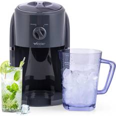 Vencier Grey Ice Crusher Slush Machine Electric Crushed Ice Maker for Slushies, Ice Coffee & Cocktail