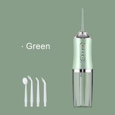 Electric Toothbrushes & Irrigators SRJ STAR Green Water Jet Dental Teeth Flosser Electric Oral Irrigator Tooth Cleaner