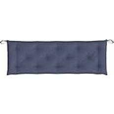 vidaXL Hynder Til 150x50x7 cm Oxfordstof Marineblå Havebænk