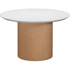 Outdoor Dining Tables Rose 47"W White Terrazzo