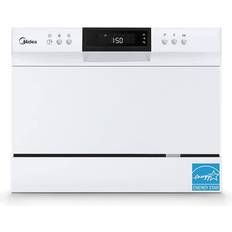 Dishwashers Midea 22 Portable Countertop ENERGY 6 White