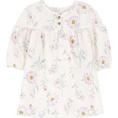 Dresses Children's Clothing Carter's Baby Girls Floral Gauze Dress 3M White