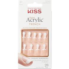 French nails Kiss Salon Acrylic French Nails Crush Hour 28 pcs