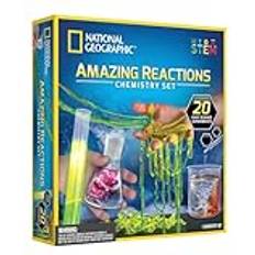 National Geographic Amazing Reactions Chemistry Set STEM Kit JM80599U