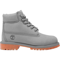 Timberland Youth 50th Edition Premium 6-Inch Waterproof Boot - Light Grey Nubuck