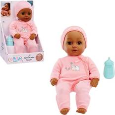 Baby Born Toys Baby Born Baby Born My First Baby Doll Harper Dark Brown Eyes Realistic Soft-Bodied & Eyes Bottle Kids Ages 1