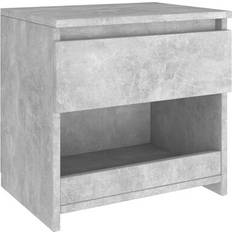 vidaXL 803451 Concrete Grey Bedside Table 30x40cm