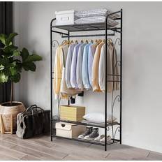 Black Clothes Racks Unho Garment Coat Clothes Rack