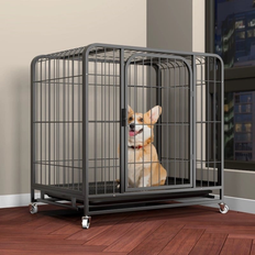 Steel Solid Pet Cage Household Kennel Dog Cage Small Dog Medium-sized Dog