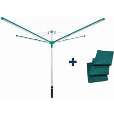 Linomatic 600 Deluxe Rotary Washing Line Airer Dryer 60m With Cover