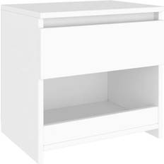 Panneau de particules Tables vidaXL 803443 White Table de chevet 30x40cm