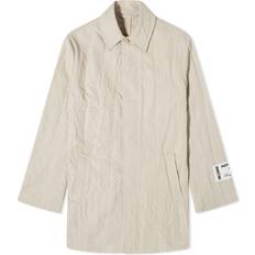Acne Studios Outerwear Acne Studios Men's Okort Crinkle Trench Coat Light Beige