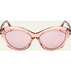 Tom Ford Purple Sunglasses Tom Ford Toni 72z Women's Sunglasses - Purple