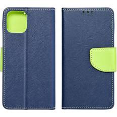 A-One Brand Für samsung galaxy s24 fancy case buch hülle handy tasche flip cover etui blau