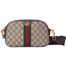 Ophidia GG Small Crossbody Bag - Beige/Ebony