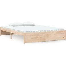 vidaXL Double Solid Wood Pine