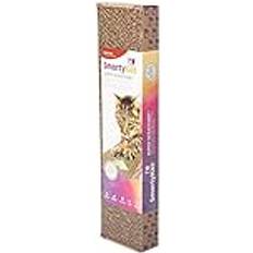 SmartyKat Super Scratcher Corrugated Cat Single Scratcher Catnip Infused 1 Box