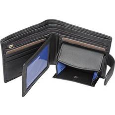 Mala Leather Black Wallet Origin Wallets RFID 8 Slots Coin Pocket