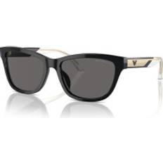 Emporio Armani Unisex Solglasögon Emporio Armani EA4227U Polarized Solglasögon Acetat - Svart