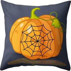 Textiles KEROTA Halloween Pumpkin Decorations 14# Cushion Cover (45.7x45.72cm)