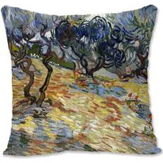 KEROTA Decorative Throw Pillow Case Landscape Van Gogh VG-Olive Cushion Cover Green