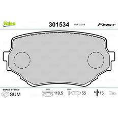 Valeo Brake System Valeo Bremsbelagsatz SUZUKI 301534 5520056870,5520056870,5520065820 5520065D00,5520065D10,5520065D11,5520065D30,5520065D31,5520065D50,5520077E00