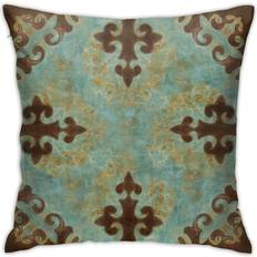 Leather Pillows KEROTA Square Cowboy Cushion Cover Turquoise