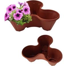 Thumbs Up 1 Terracotta Strawberry Trio Planter Flower