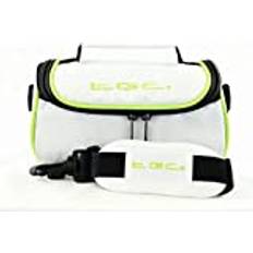 Camera Bags TGC Camera Case for Nikon Coolpix P100 with shoulder strap and Carry Handle White w/Green Trims