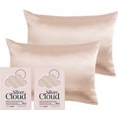 Silver Pillow Cases Cloud Caramel Satin Pillow Case Silver