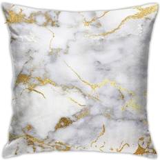 Textiles KEROTA Square platinum marble background Pillow Case