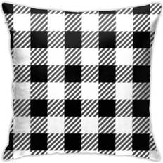 Textiles KEROTA White Plaid Gingham Cushion Cover