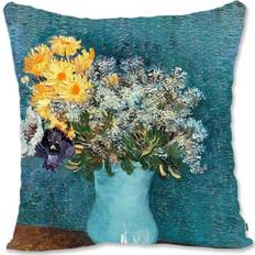 Purple Cushion Covers KEROTA Decorative Throw Pillow Case Impressionist Floral Van Gogh Bouquet Of Flowers In A Cushion Cover Purple