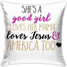 Textiles KEROTA Shes A Good Girl Throw Case Cushion Cover