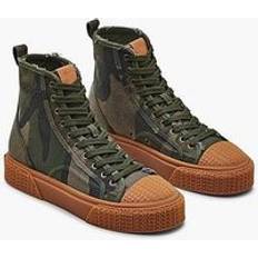 Marc Jacobs The High Top Sneaker Camo Multi Print