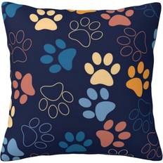 Textiles KEROTA Cute Dog Paw Pillow Case Print Cushion Cover